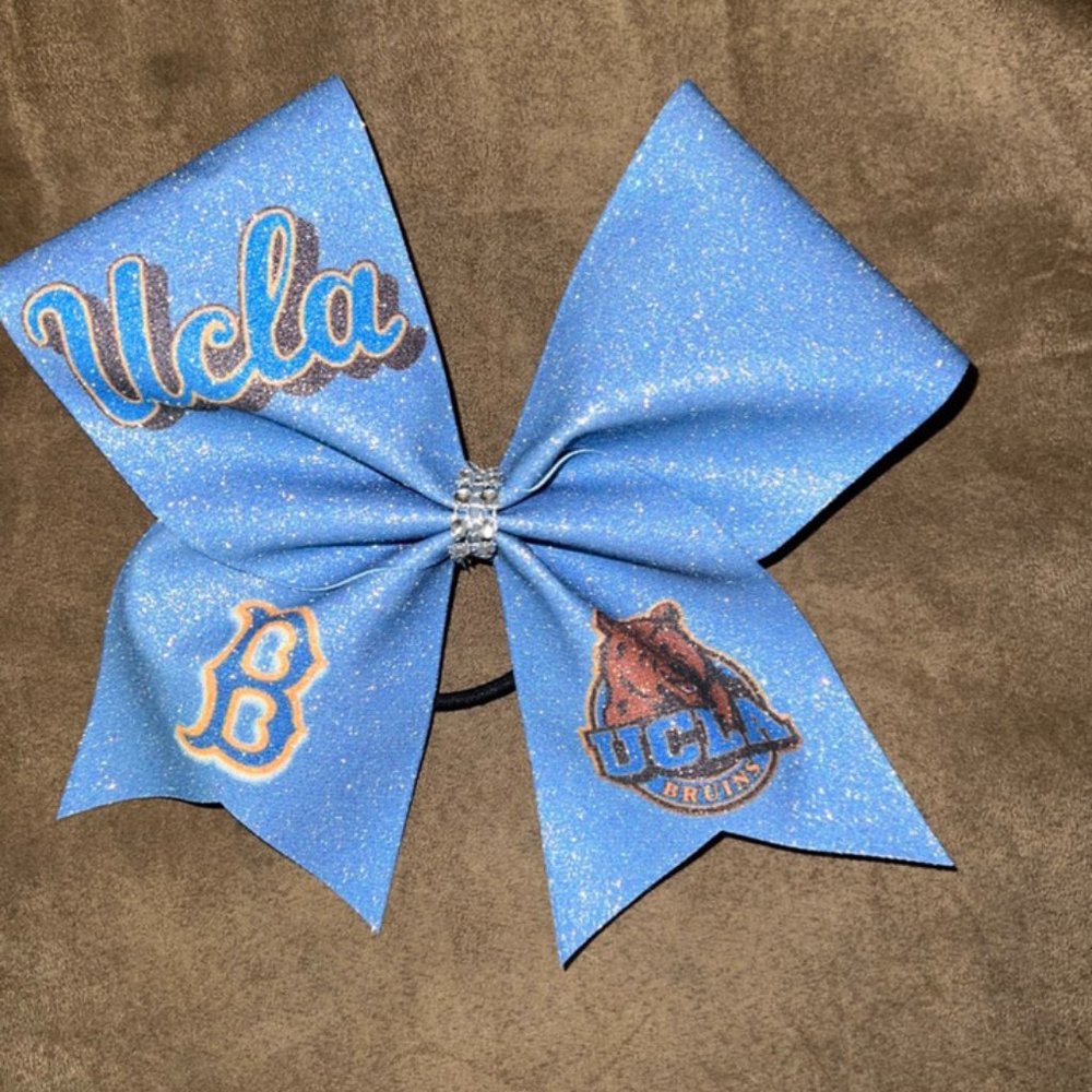 UCLA hair bow